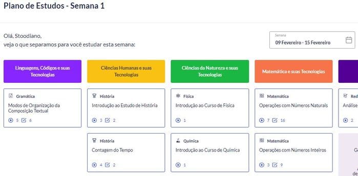 plano de estudos stoodi