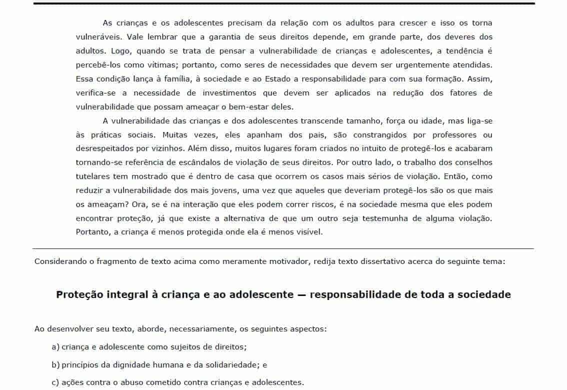 Palavras para dissertação argumentativa